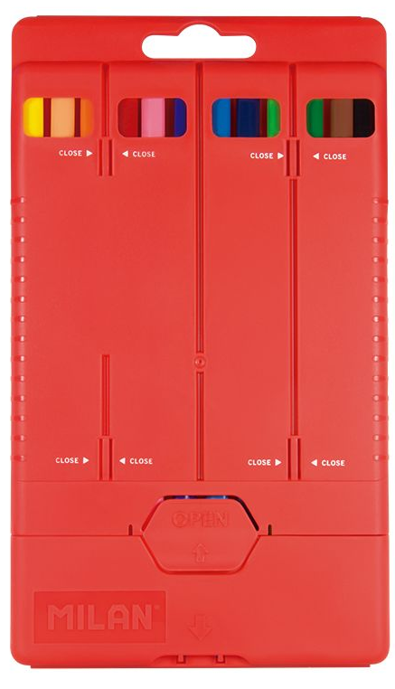 Олівці 12 кол. пласт. коробка, 0729312 Milan 1