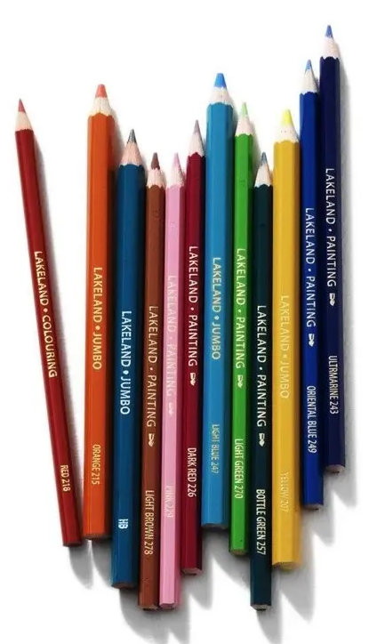 Набор карандашей цветных "Lakeland Colouring Wallet" 12 шт, блистер, D-33356 1