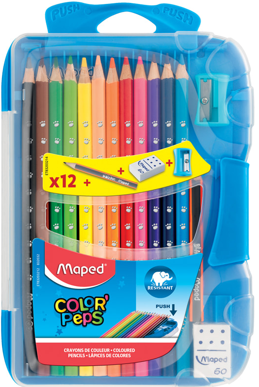 Олівці 12 кол.+3 вироби Color Peps Smart Box, MP.832032 1