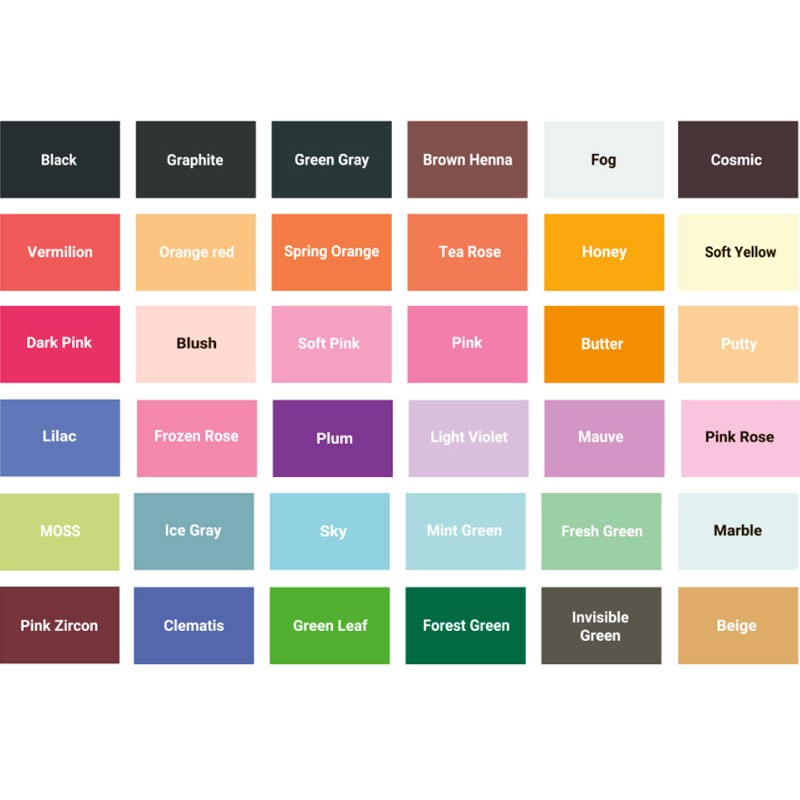 Набір маркерів акварельних SketchMarker Aqua Pro Colored Dreams, 36 кол, SMA-36CLDR 2