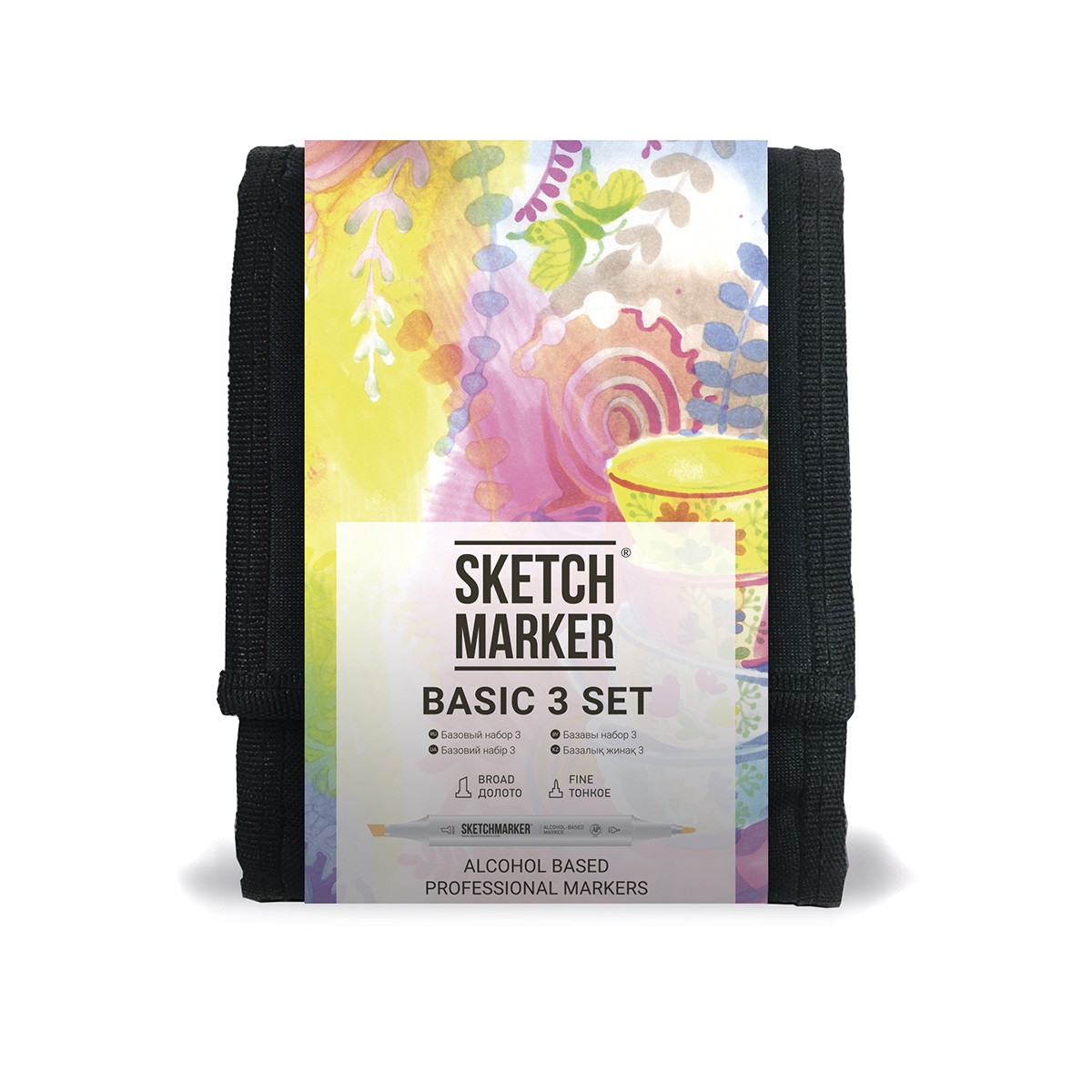 Набір маркерів SKETCHMARKER Basic 3/Базові відтінки 3, 12 шт, 12bas3 4
