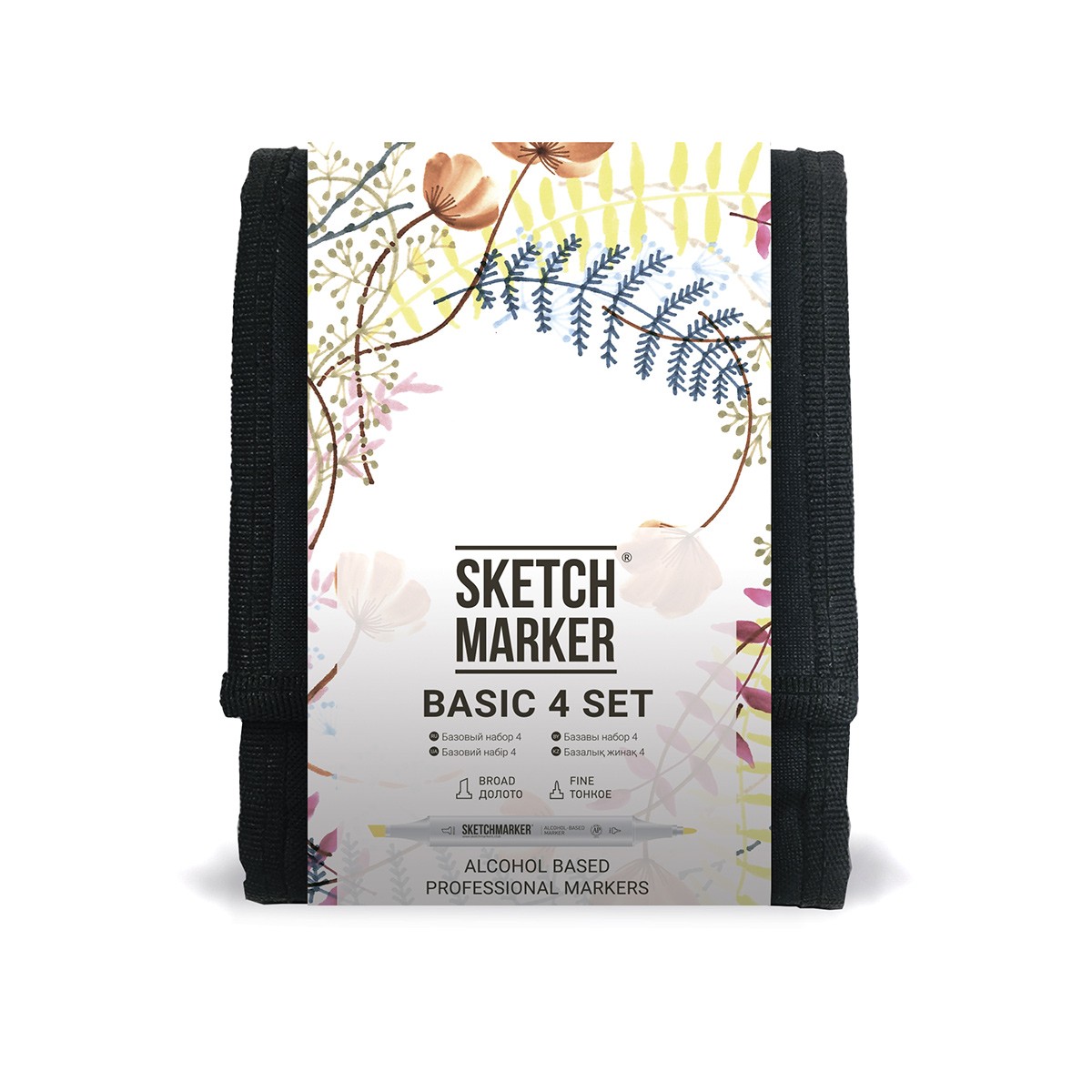 Набір маркерів SKETCHMARKER Basic 4/Базові відтінки 4, 12 шт, 12bas4