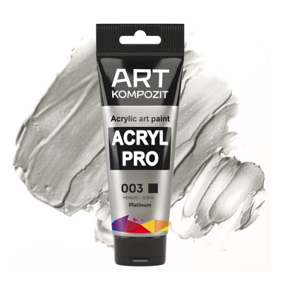 Краска акриловая ART Kompozit 003 платина 0,075 л туба