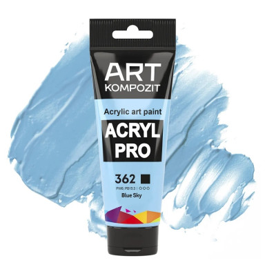 Краска акриловая ART Kompozit 362 голубое небо 0,075 л туба
