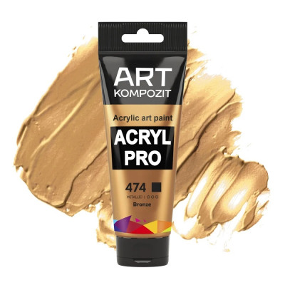 Краска акриловая ART Kompozit 474 бронза 0,075 л туба