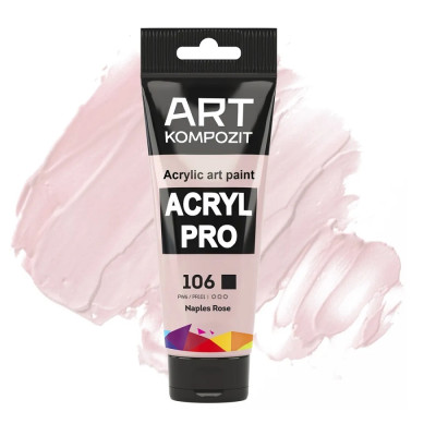 Краска акриловая ART Kompozit 106 неаполитанский розовый 0,075 л туба