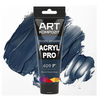 Краска акриловая ART Kompozit 409 сине-зеленый 0,075 л туба