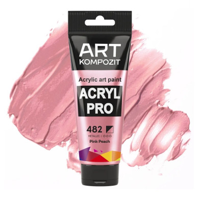 Краска акриловая ART Kompozit 482 розовый персик 0,075л туба