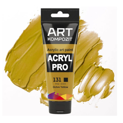 Фарба акрилова ART Kompozit 131 охра жовта 0,075 л туба