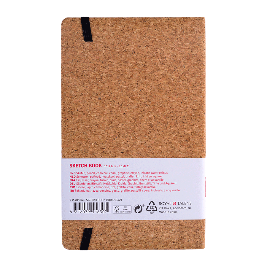 Блокнот для графики Talens Art Creation 140 г/м², 13*21 см, 80 л, Cork, Royal Talens 2