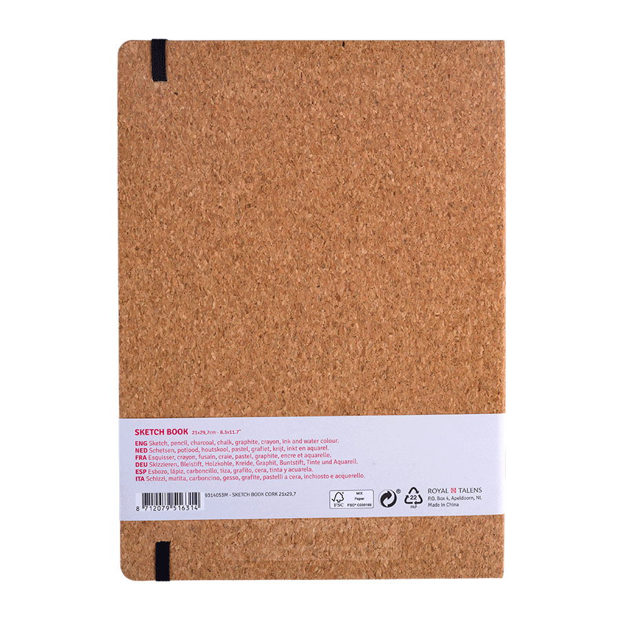 Блокнот для графики Talens Art Creation 140 г/м², 21*29,7 см, 80 л, Cork, Royal Talens 2