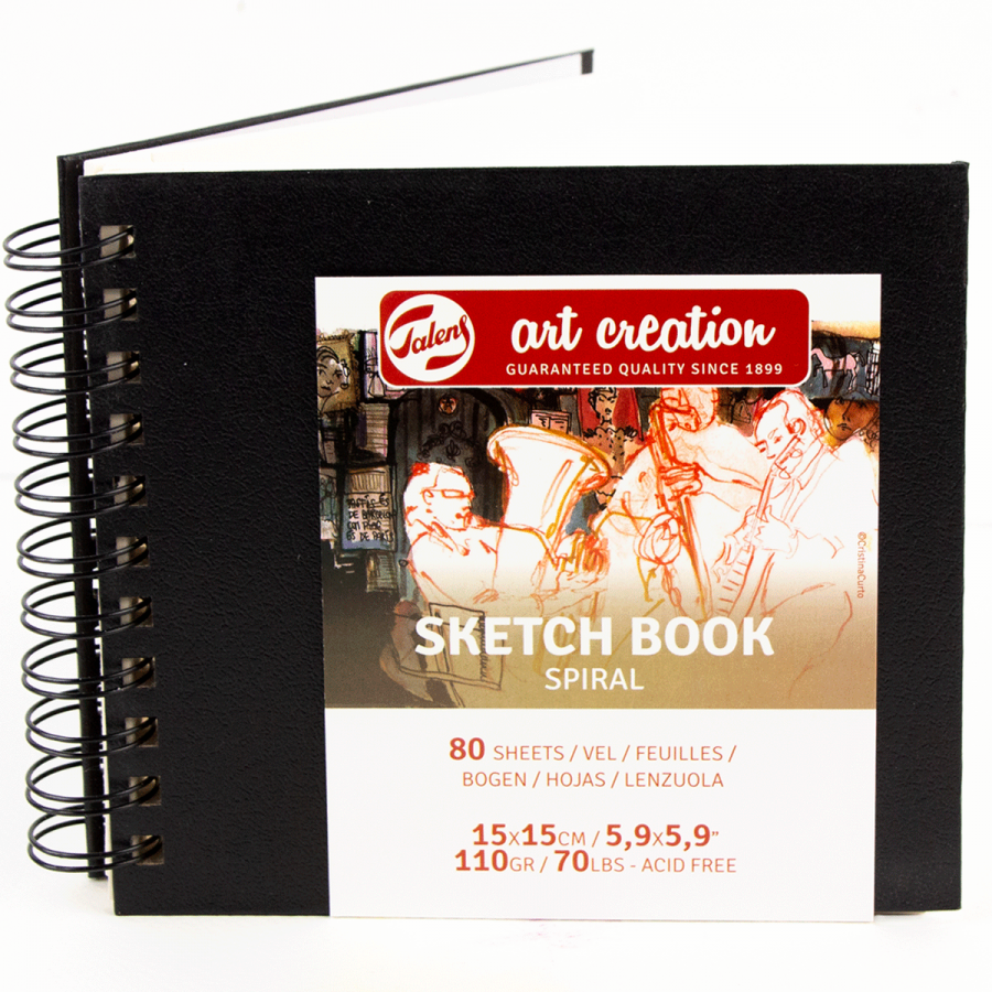 Блокнот на спирали Talens Art Creation 110 г/м, 15*15 см, 80 л, Royal Talens 1