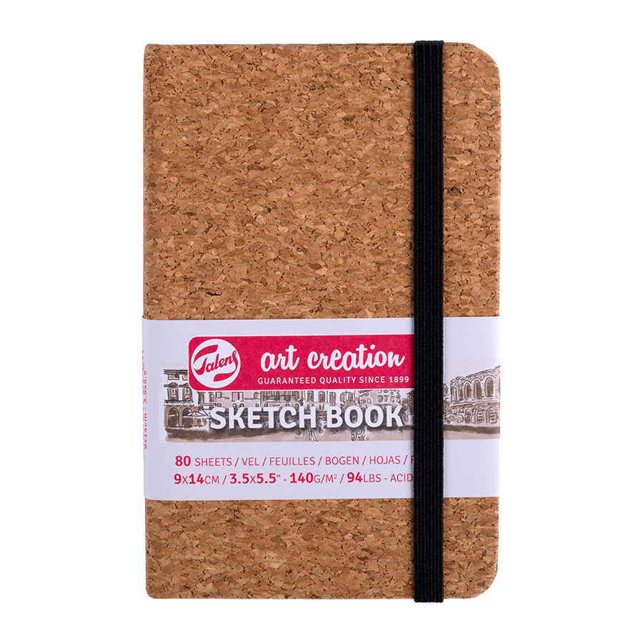 Блокнот для графики Talens Art Creation 140 г/м², 9*14 см, 80 л, Cork, Royal Talens