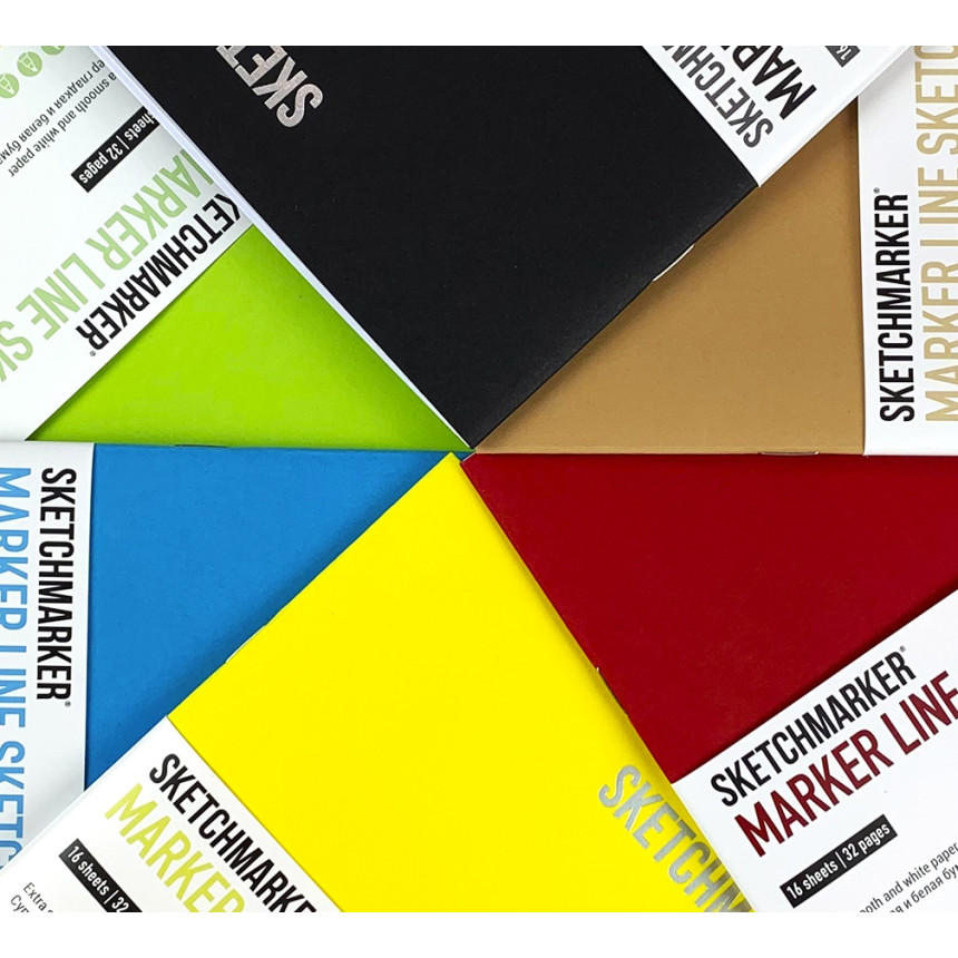 Скетчбук SKETCHMARKER А5 16 л., 160 г/м², мягкая обложка, коричневый, MLSSM/BRUN 2