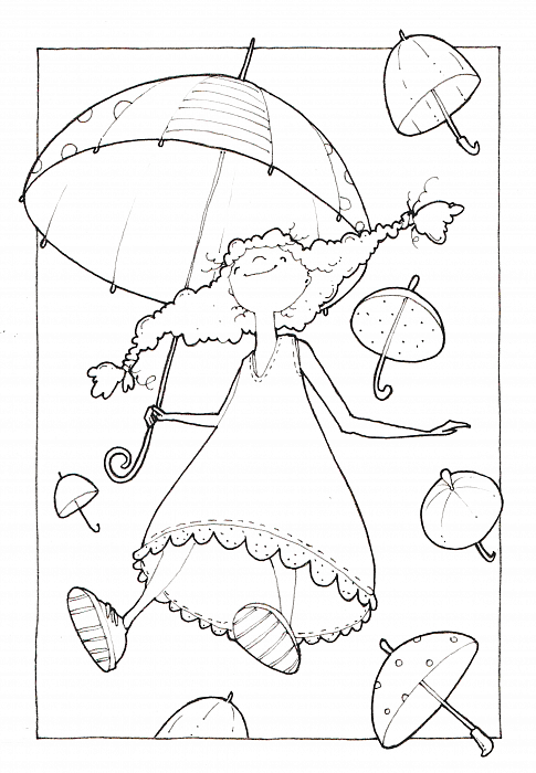 Розмальовка акварельна SKETCHMARKER А5 10 арк. "Balloons", SMCB-BALL 3