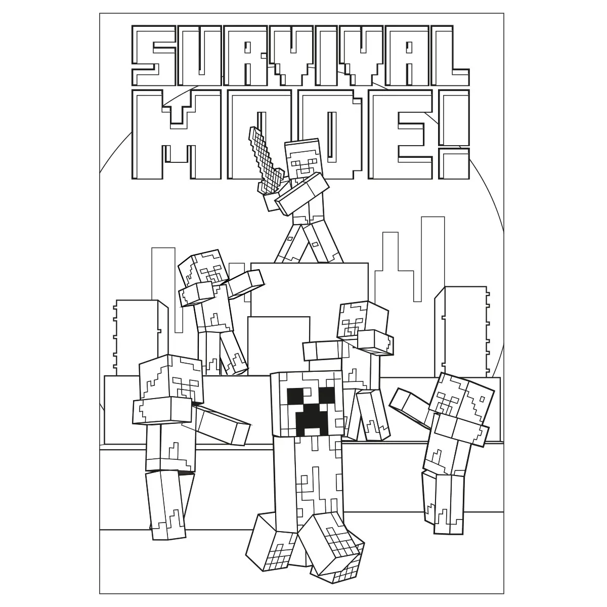 Розмальовка А4 "Minecraft" 12 стор., Yes, 742915 1