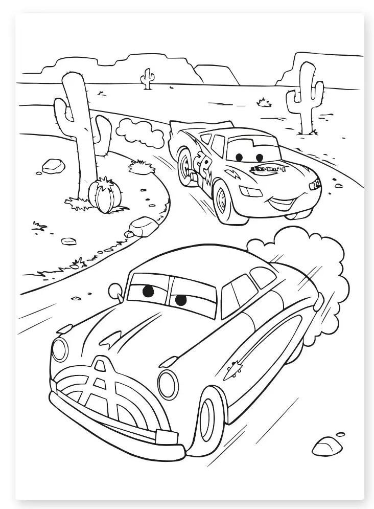 Розмальовка А4 1В "Cars 7", 12 стр., 742809 1