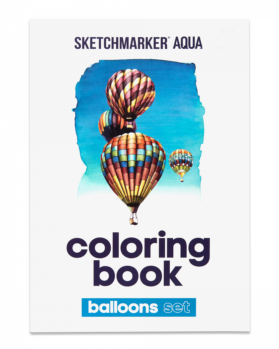 Розмальовка акварельна SKETCHMARKER А5 10 арк. "Balloons", SMCB-BALL