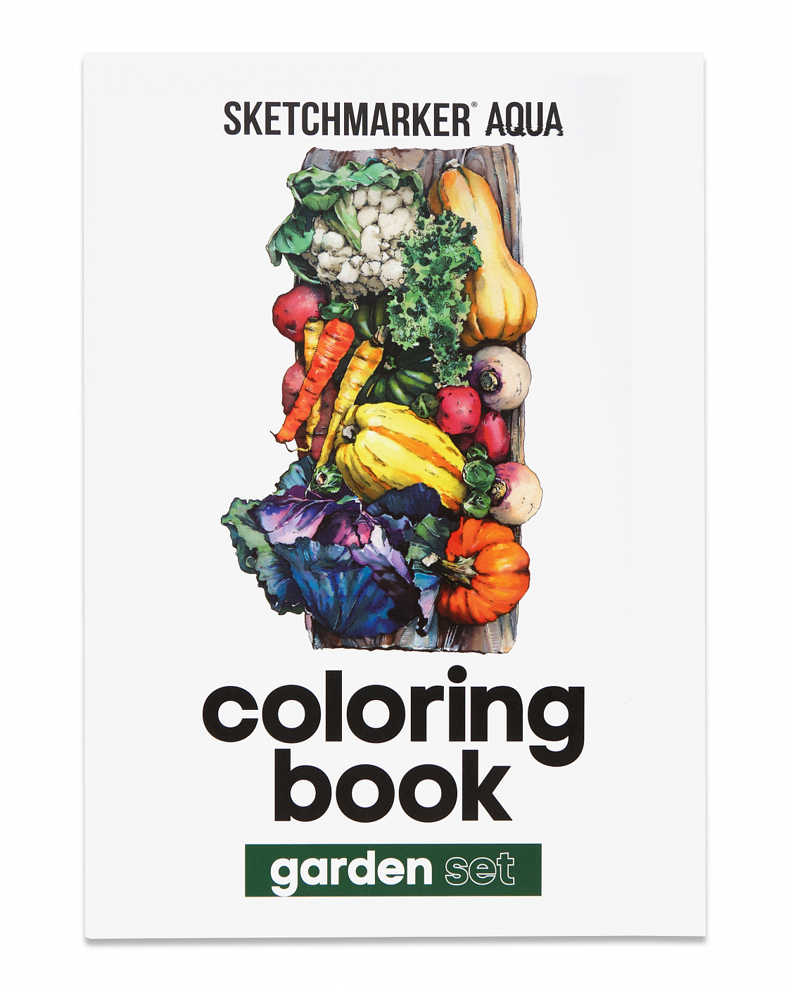 Розмальовка акварельна SKETCHMARKER А5 10 арк. "Garden", SMCB-GARD