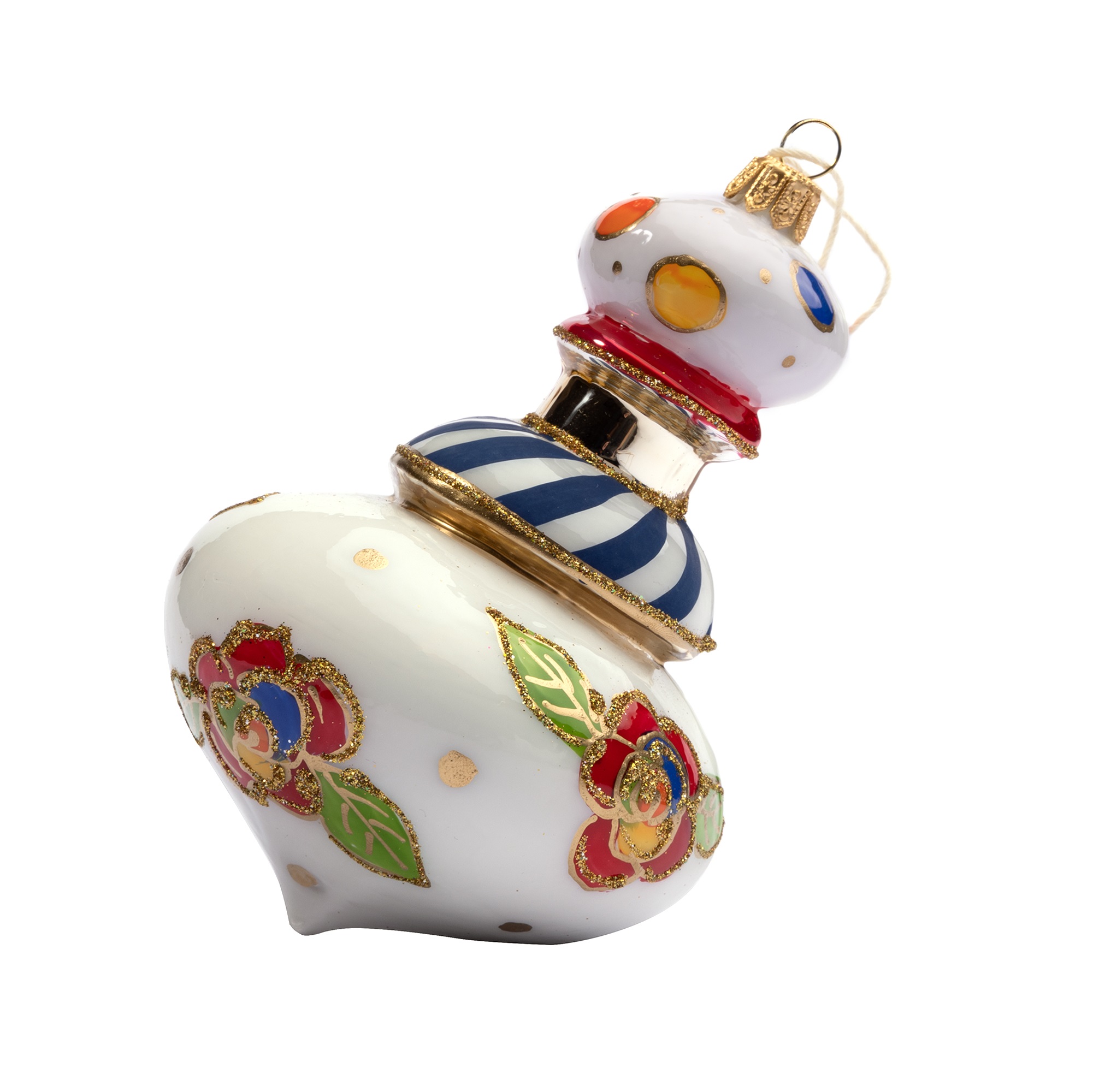 Ялинкова прикраса Крапля цибулевидна з двох куль, F1771-22188