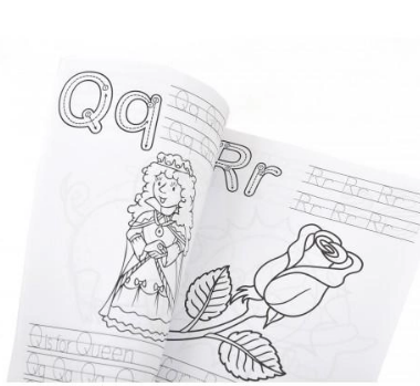 Раскраска с прописями "Alphabet", 742555 1 Сентября 1