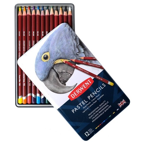 Набор пастельных карандашей Pastel, 12 шт, мет. кор, Derwent 32991 1