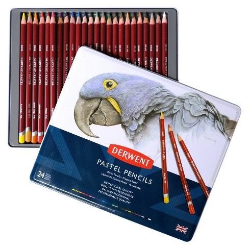 Набір пастельних олівців Pastel, 24шт., мет. кор, Derwent 32992