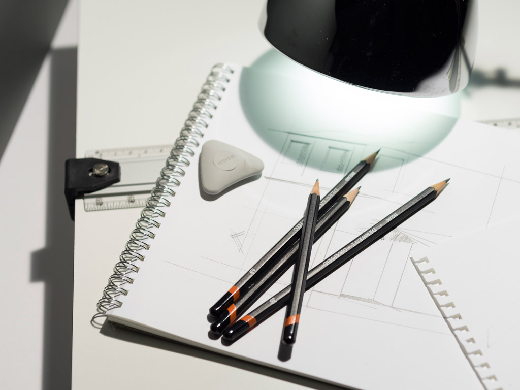 Набор карандашей графитных "Graphic Sketching Soft" (мягкие) 12 шт, метал. коробка, D-34215 2