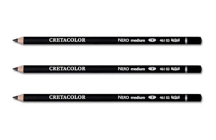 Набір олівців для рисунку Неро середній 3, 3 шт., 57446103 Cretacolor 1