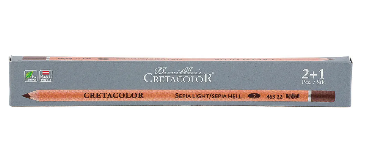 Набор карандашей для рисунка Сепия света 3 шт., 57446322 Cretacolor