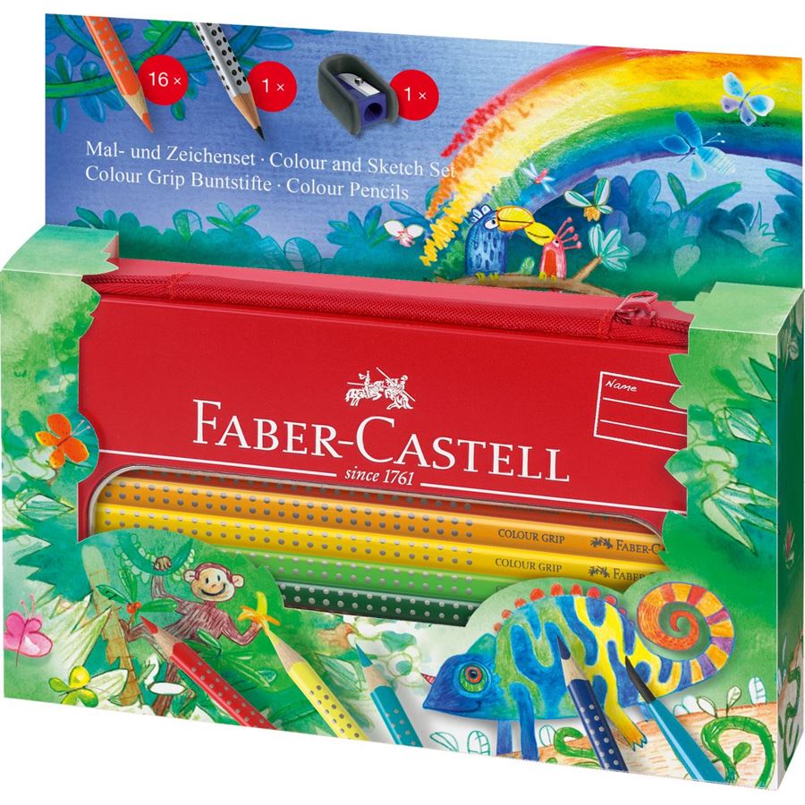 Набір олівців акварельних 16 кол.+ чинка + чорн.олівець, 112452 Faber-Castell ***