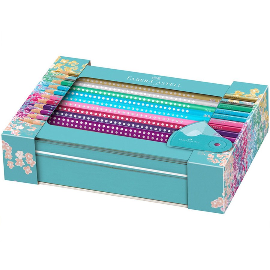 Набір олівців 20 кол. Sparkle + точилка, 201641 Faber-Castell