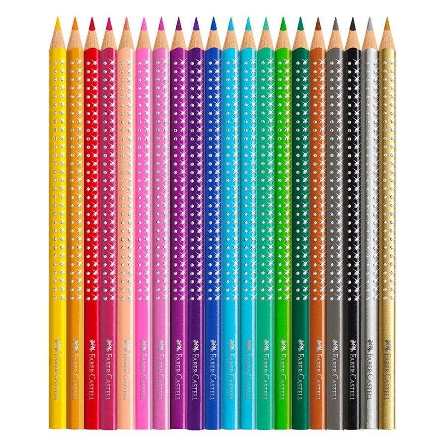 Набір олівців 20 кол. Sparkle + точилка, 201641 Faber-Castell 2