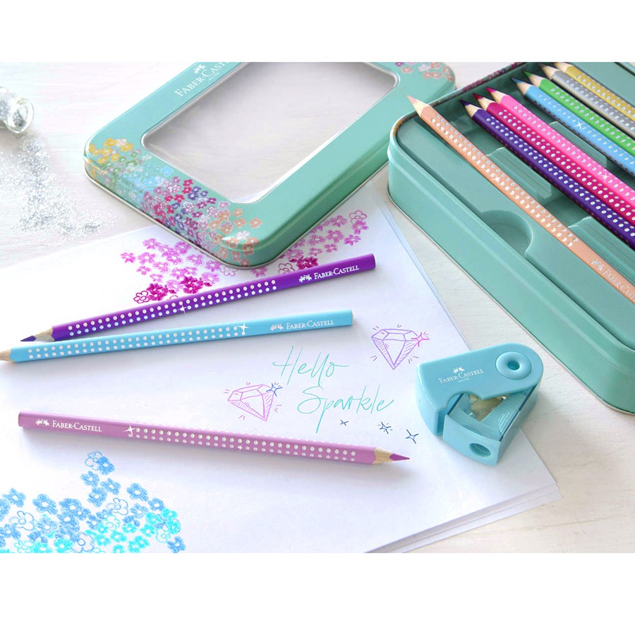 Набір олівців 20 кол. Sparkle + точилка, 201641 Faber-Castell 3