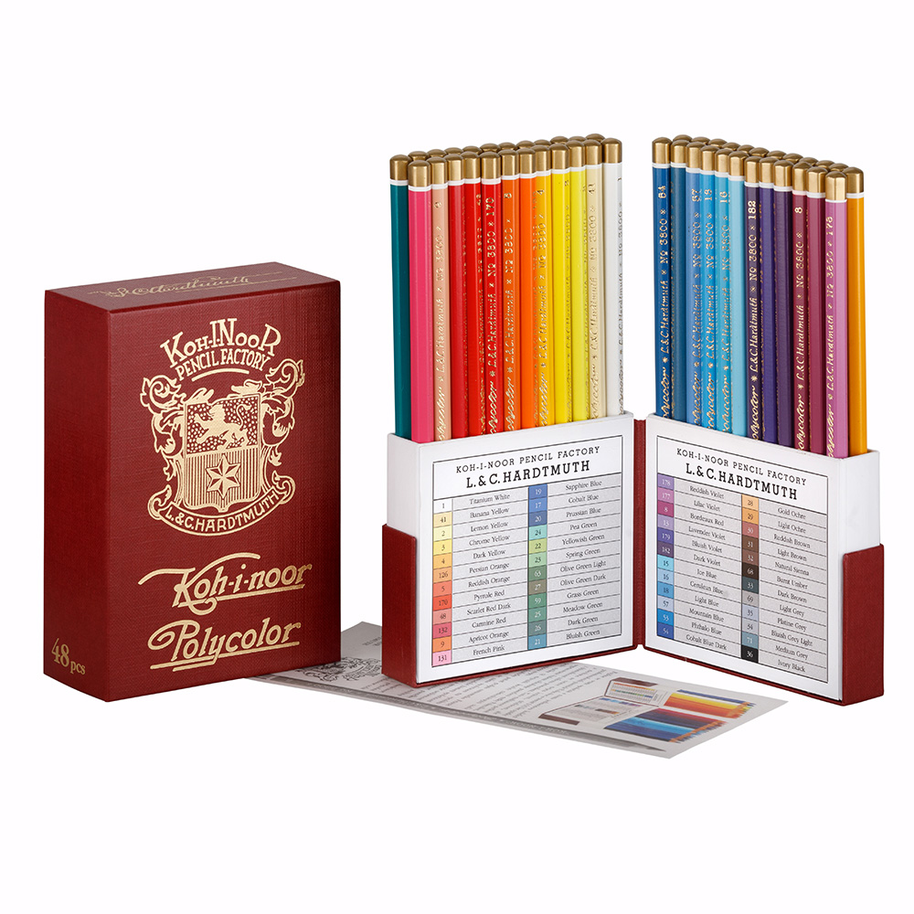 Карандаши 48 цв. Poycolor retro, художественные 3826, KIN, 34081