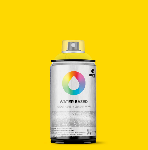 Аерозольна фарба MTN WB-1021 300 мл Cadmium Yellow Medium, EX019W1021M