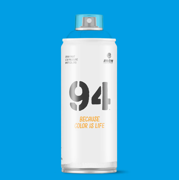 Аэрозольная краска MTN 94 RV-245 400 мл Cyan, EX0140245M