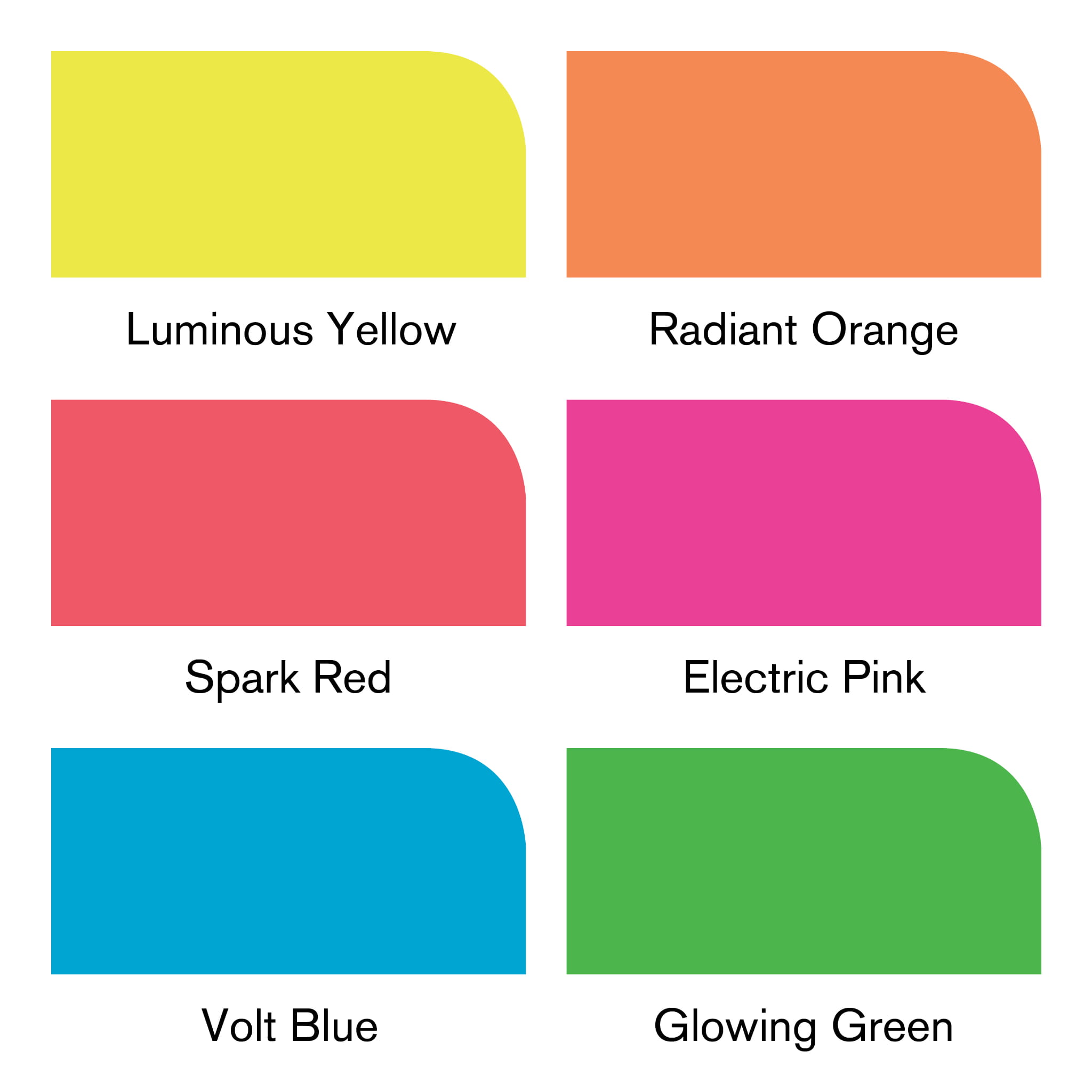Набір маркерів Letraset "Neonmarker" 6 шт., 0290038 3