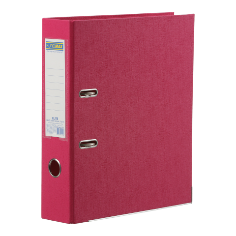 Папка-регистратор А4 70 мм двухсторонний, розовый PP (сборный), BM.3001-10c