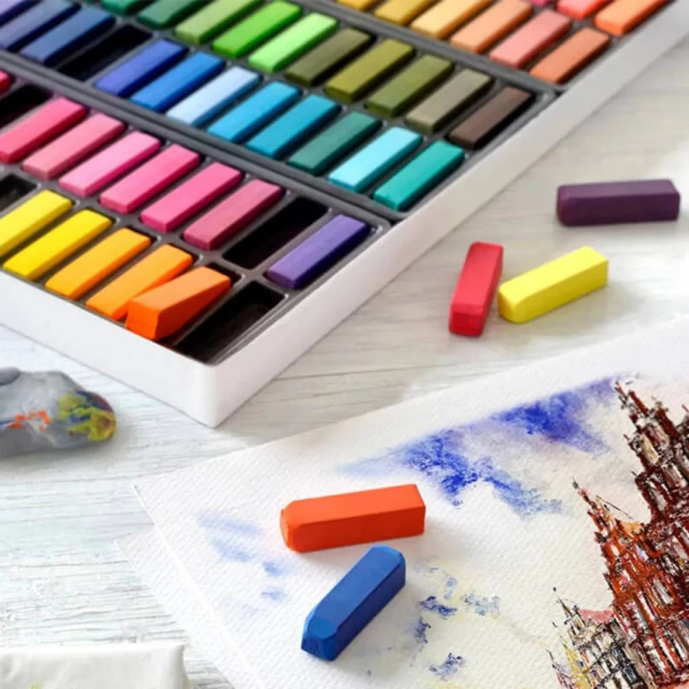 Пастель POLICHROMOS 24 кол. в картон. коробці, 128524 Faber-Castell*** 3
