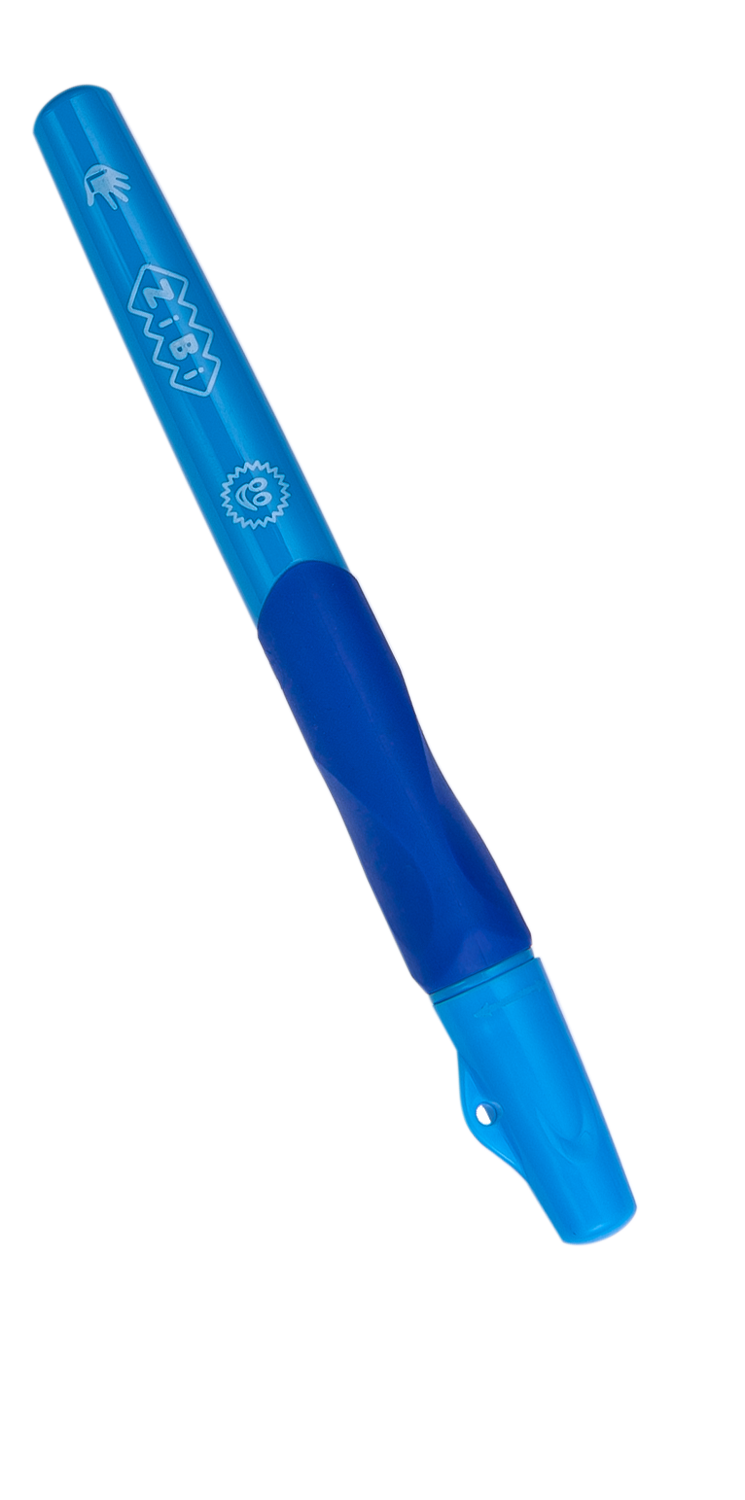Ручка шариковая для левшей с резиновым гриппом, синяя, ZB.2001-01 1