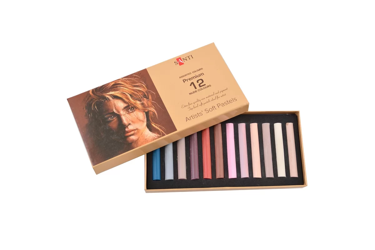 Пастель суха 12 кол., "Nude colours", Santi, 353274 1