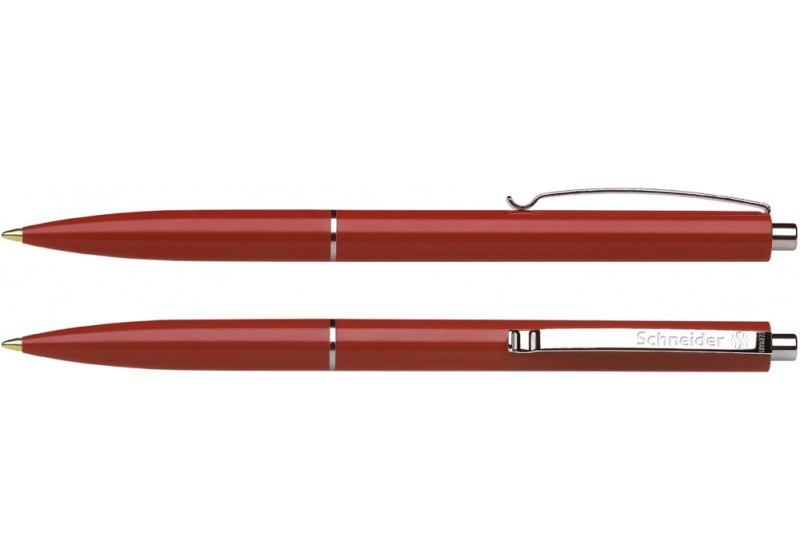 Ручка шариковая К15 Schneider корпус бело-красный (синяя) 1