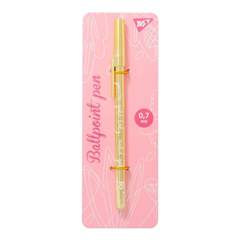 Ручка кулькова "Happy pen", золото, 411933 Yes 2
