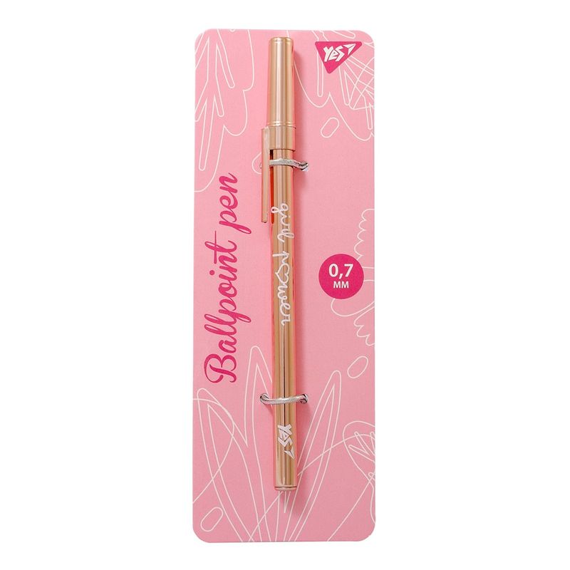 Ручка кулькова "Happy pen", рож. золото, 411947 Yes 1