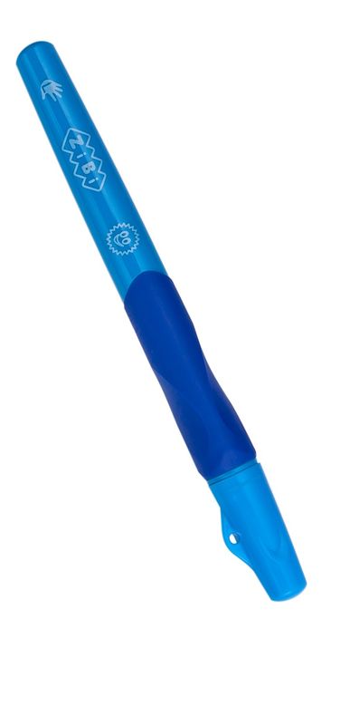 Ручка шариковая для левши с резиновым гриппом, синяя, ZB.2001-01-1 3