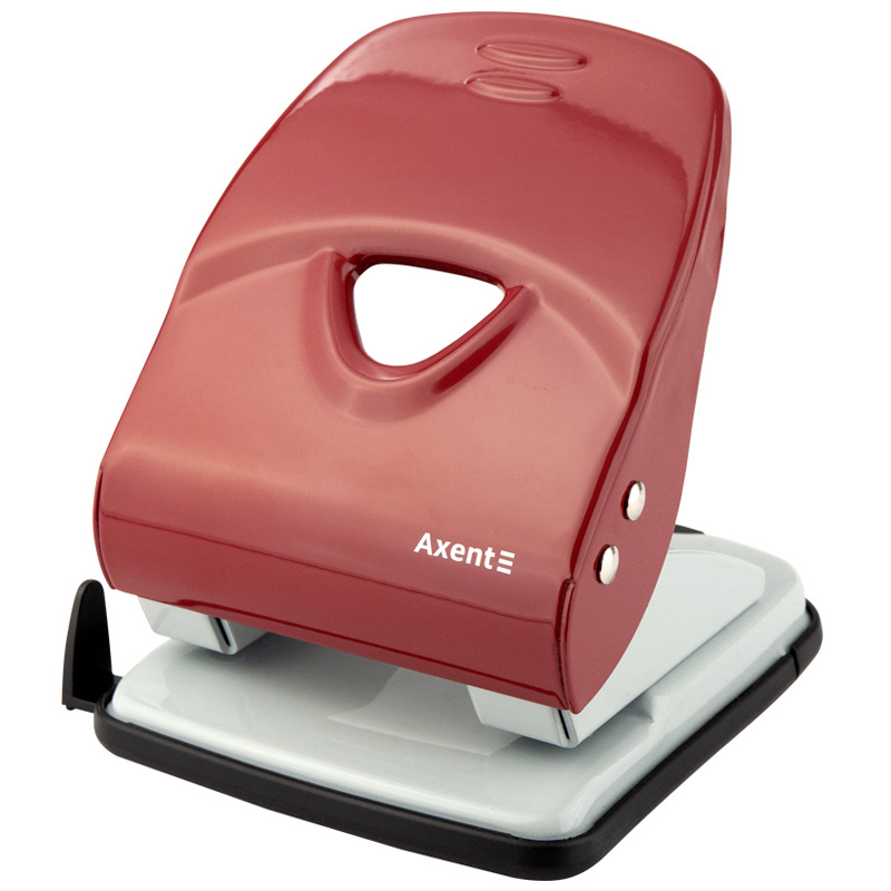 Дырокол 40 л, красный Exakt-2, 3940-06-A