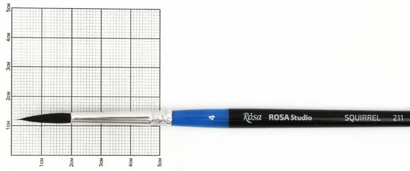 Білка кругла 211 №4, к.р. пензель, Rosa Start