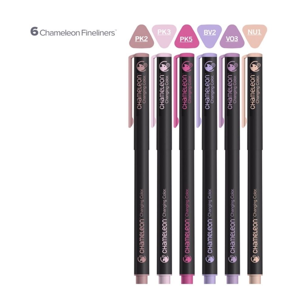 Набор ручек Chameleon Fineliner 6 шт. - Floral Colors, FL0603 2
