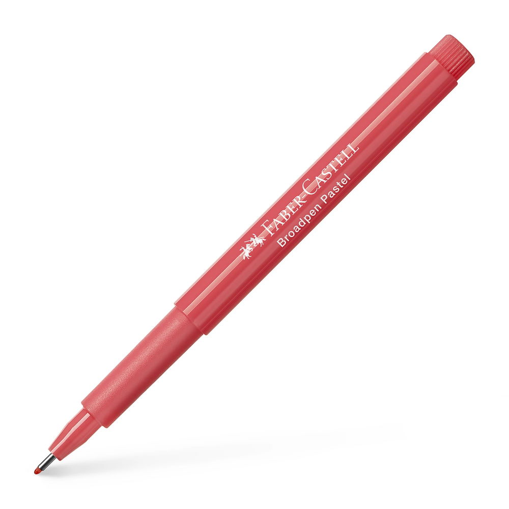 Ручка капілярна 0,8 мм Broadpen 1554 Pastel абрикоса, 155422 Faber-Castell 1